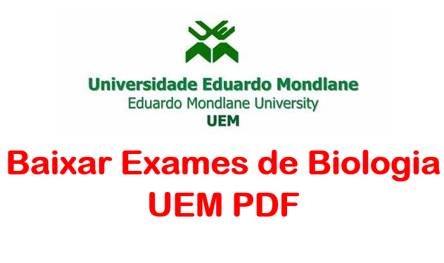 Baixar Exames de Biologia UEM PDF