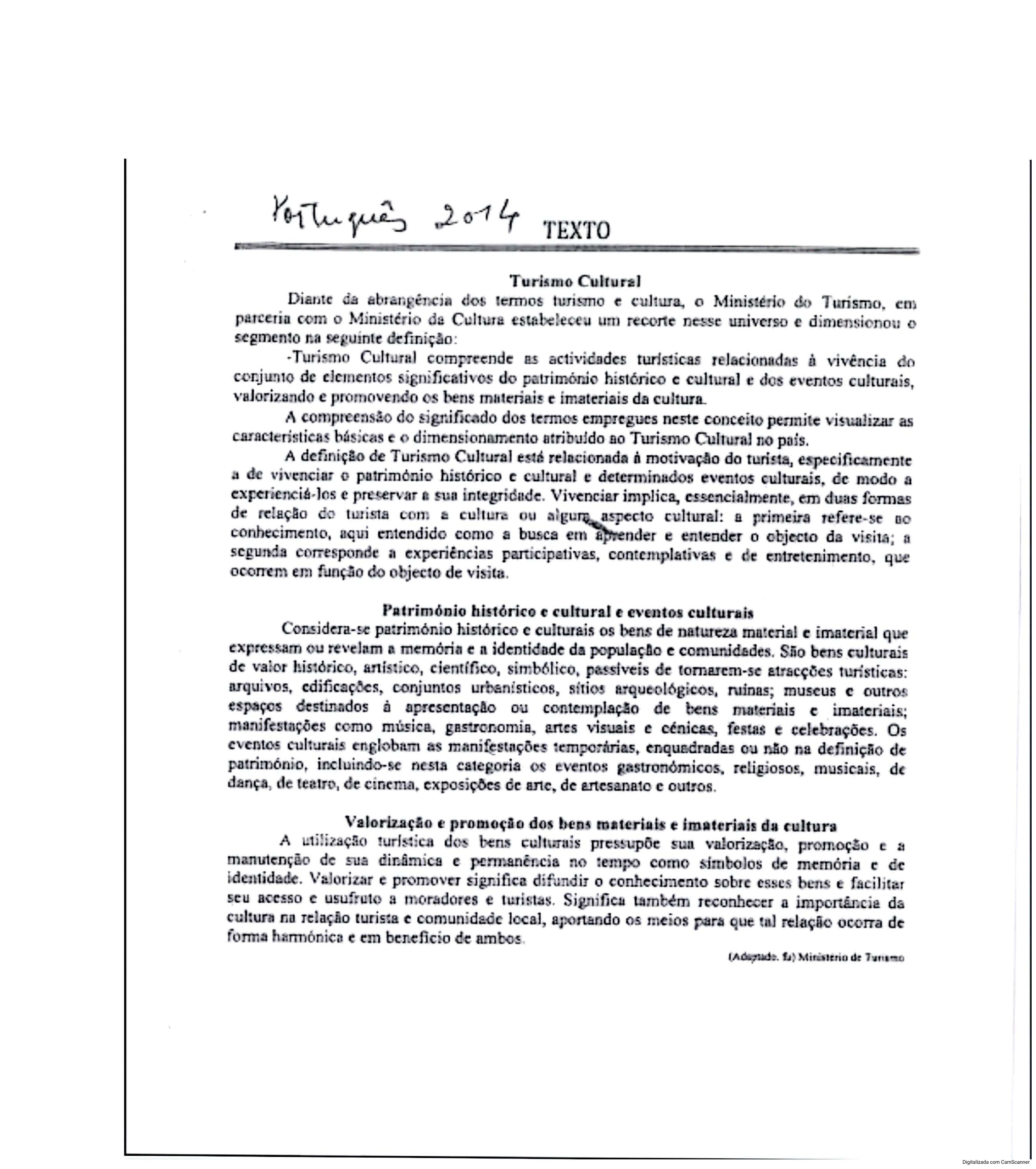 Português – 2014 da ACIPOL (Enunciado e Resolução do Exame de Admissão em PDF)
