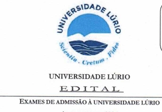 Edital UniLúrio 2026